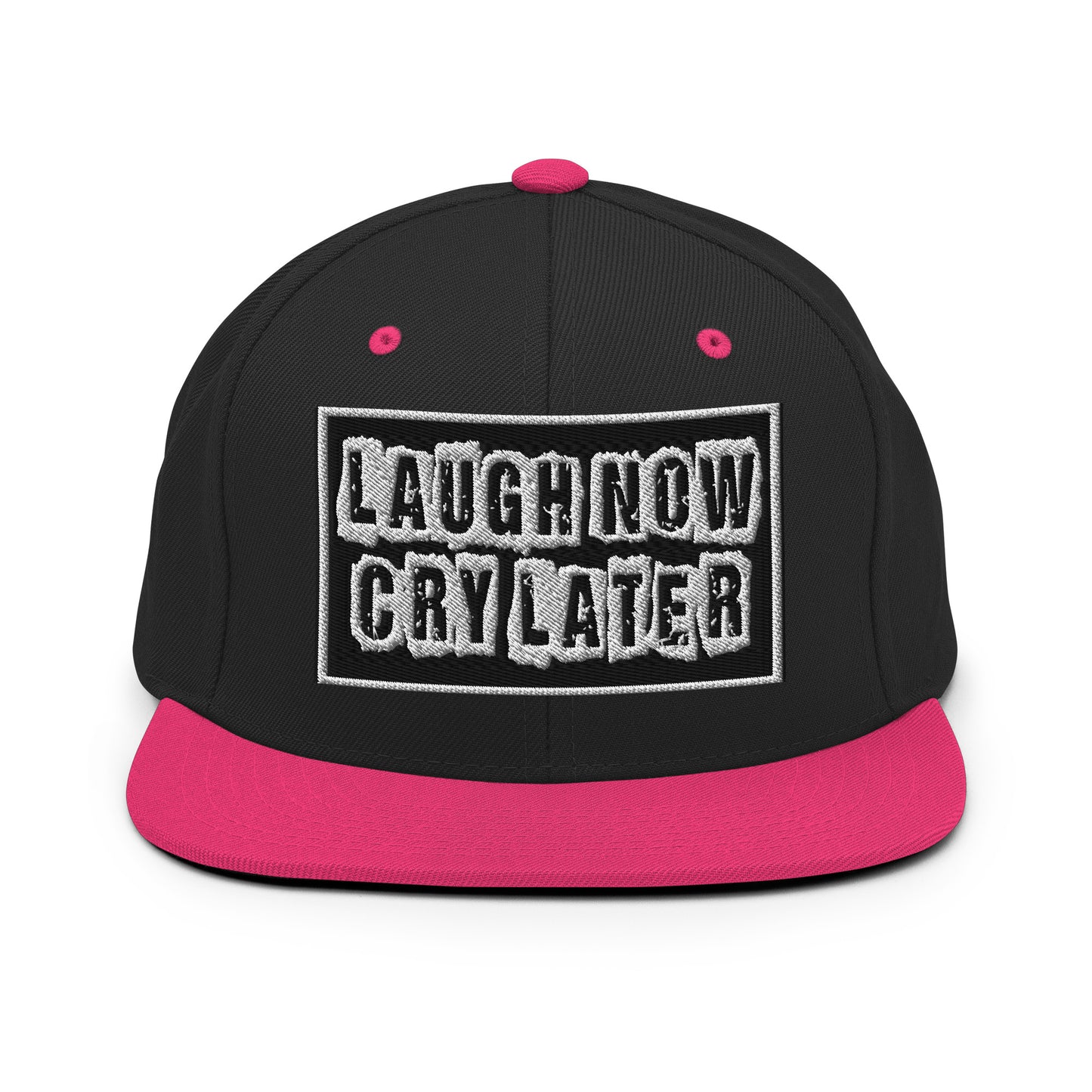 LAUGH NOW CRY LATER SNAPBACK HATS!! 😎😂